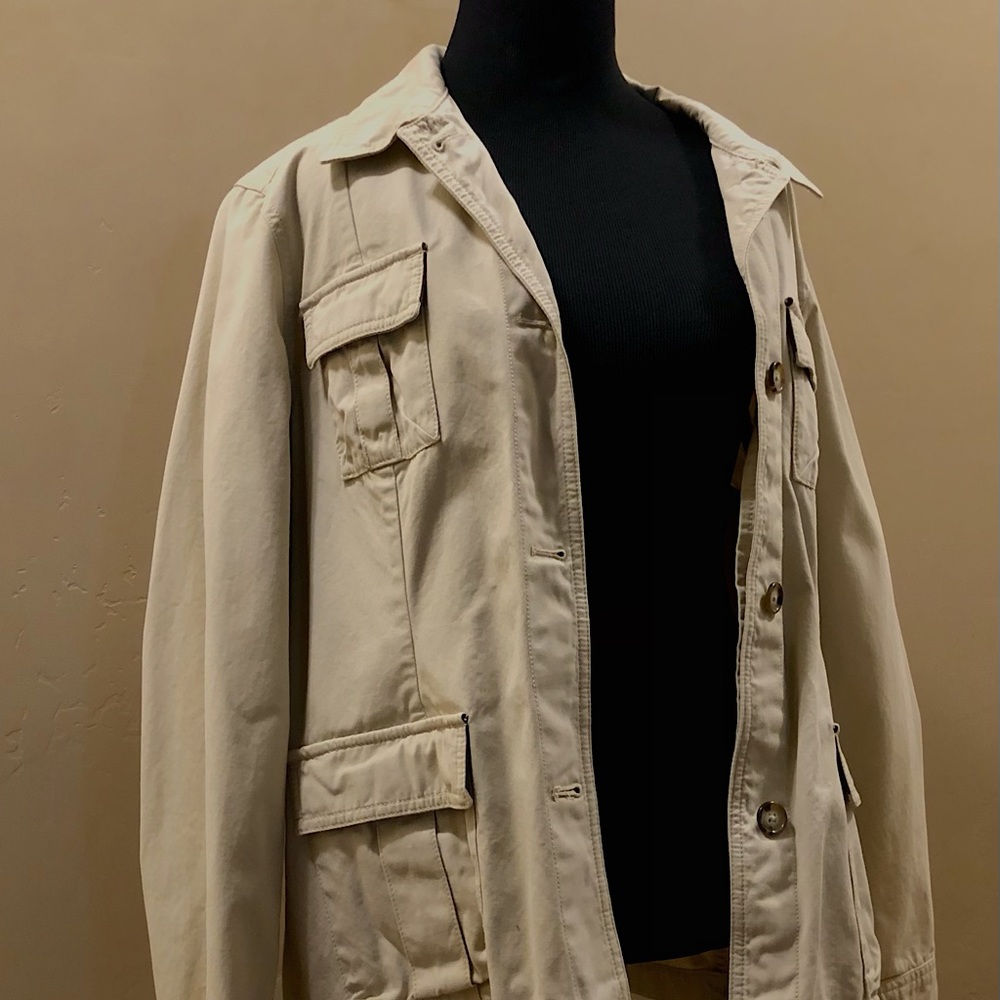 Eddie Bauer Lightweight Beige Jacket - image 1